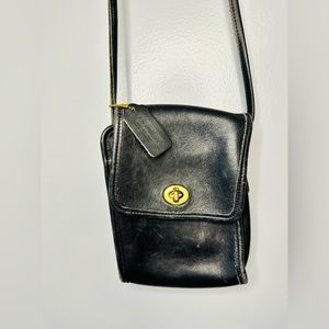 Vintage Black Coach Crossbody
